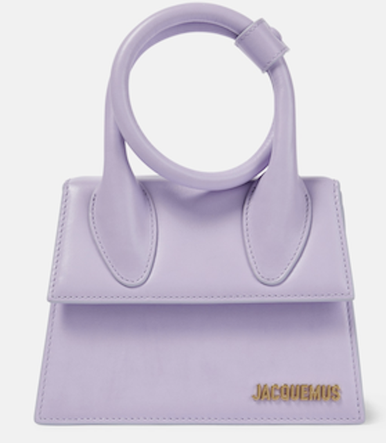 JACQUEMUS Le Chiquito Noeud leather tote bag