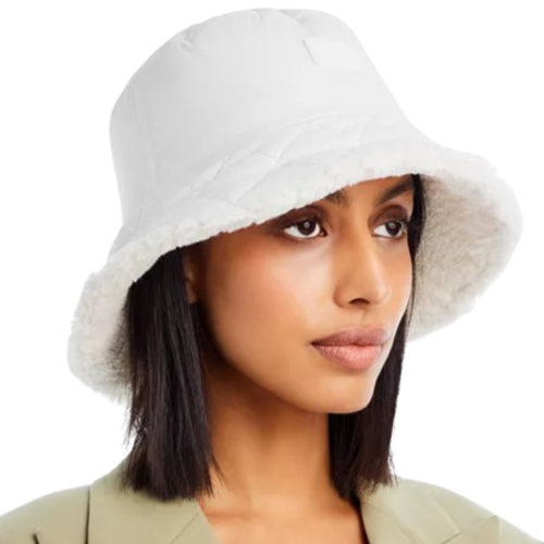2. UGG Reversible Faux Fur Bucket Hat