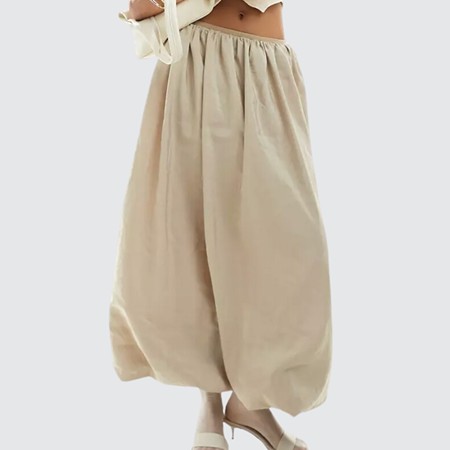 Bubble maxi skirt
