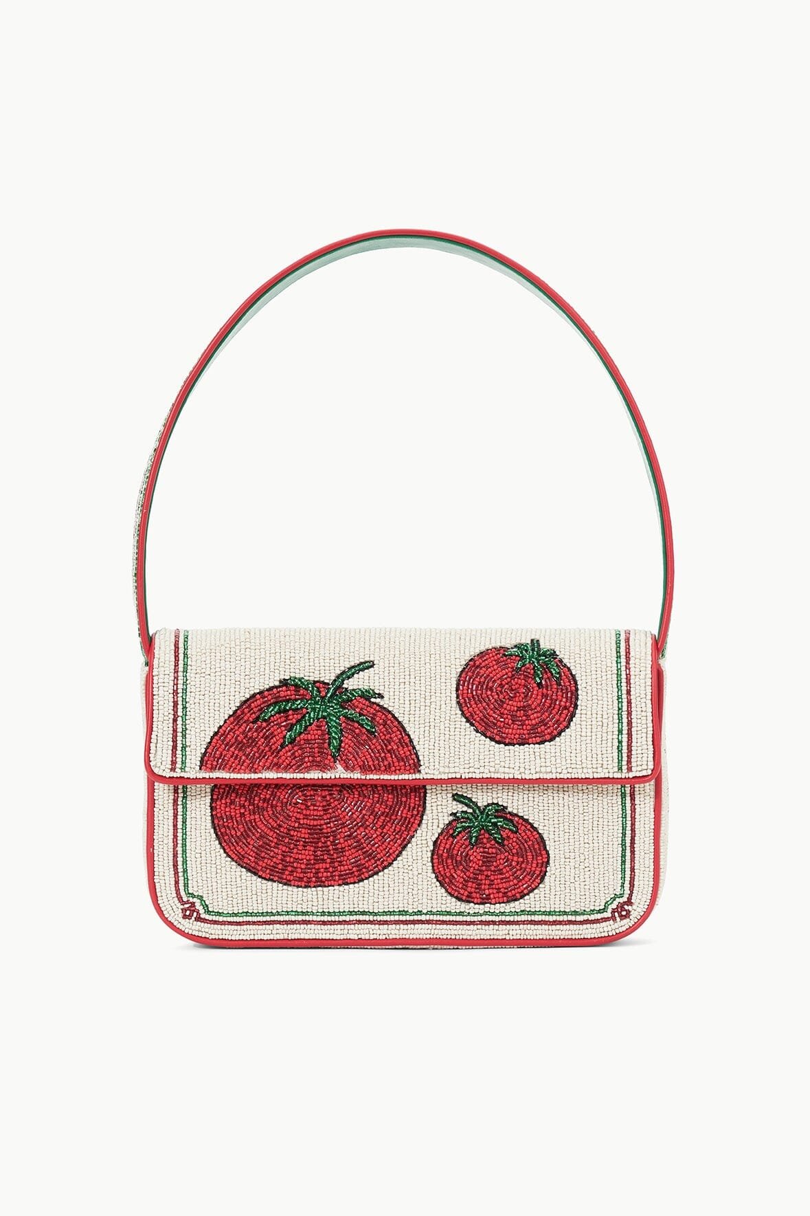 TOMMY BEADED BAG | TOMATO