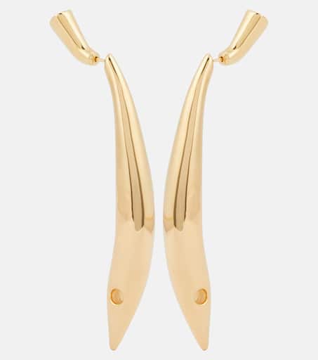 Sardine 18kt gold-plated sterling silver earrings